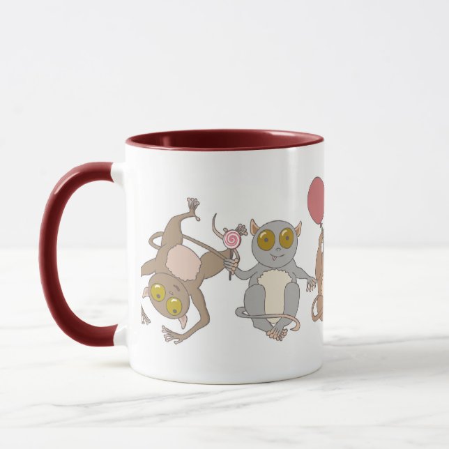 Party Tarsiers, Mug (Left)