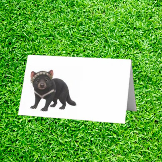  Party Tassy Devil Place Card (perfect for birthdays, baby showers, and cozy dinner parties.)