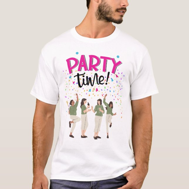Party Theme T-Shirt (Front)