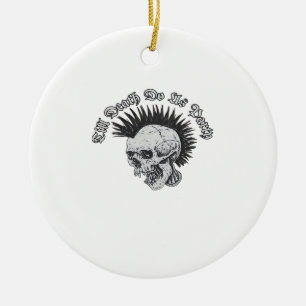 Party Till Death Do Us Party Halloween Ceramic Tree Decoration