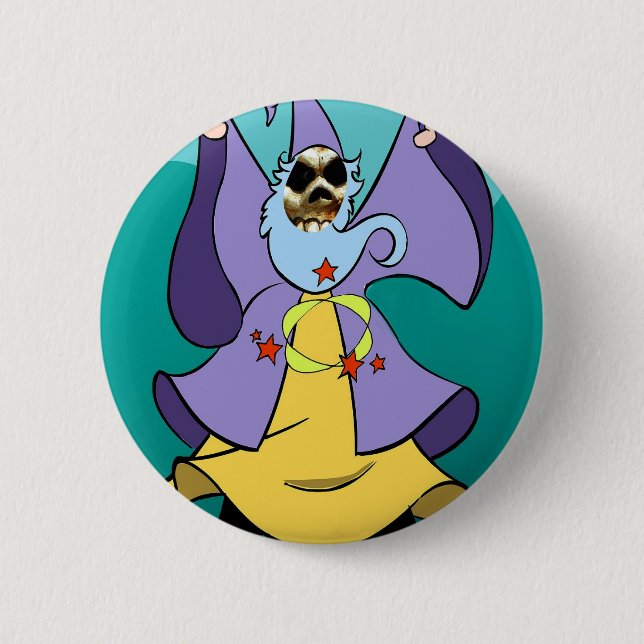Party Time_ 6 Cm Round Badge (Front)