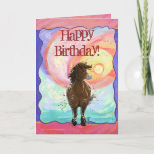Party Time Appaloosa Horse Card