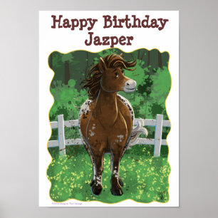 Party Time Appaloosa Horse Poster