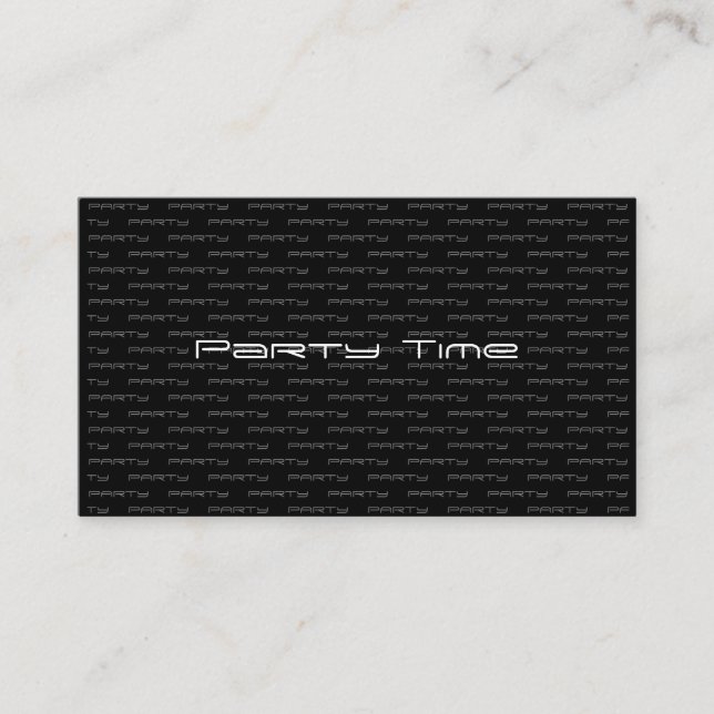 Party Time Bachelor Celebration Invitation Party (Front)