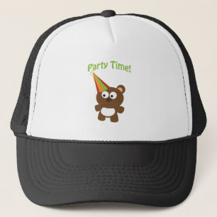 Party Time! Bear Trucker Hat