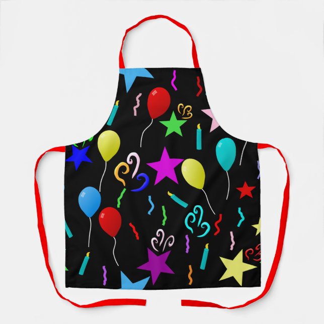 Party Time, celebration! Apron (Front)