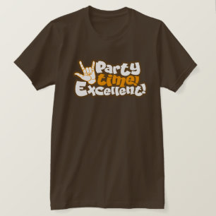 Party time! Excellent! Retro 90s Quote Typography T-Shirt