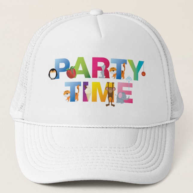 party time for trucker hat (Front)
