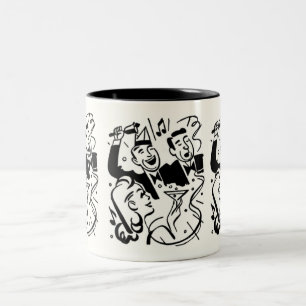 Party Time: Friends & Family Gatherings Two-Tone Coffee Mug