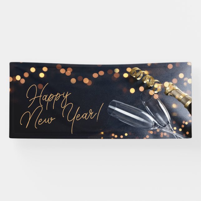 Party-time! Happy New Year Banner (Horizontal)