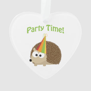 Party Time Hedgehog Ornament