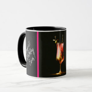 Party Time Neon Modern Personalised Mug