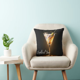 Party Time Neon Trendy Personalised Cushion