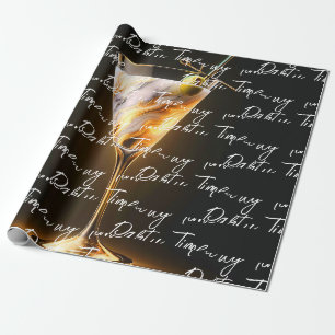Party Time Neon Trendy Personalised Wrapping Paper