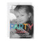 Party Time Photo Birthday Invitation