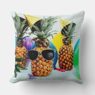 Party Time Pineapples with Party Favours, ZSSG Cushion