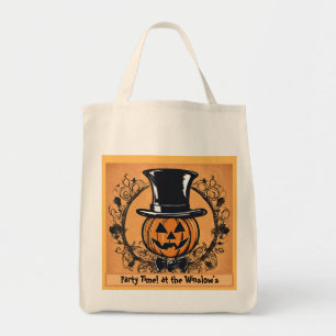 Party Time! Pumpkin Head Halloween Tote Bag
