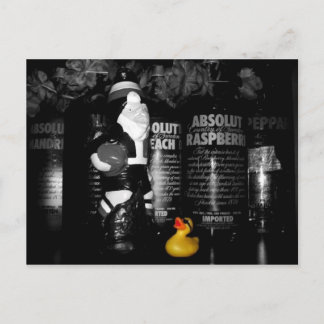 "Party Time" Rubber Duck Postcard
