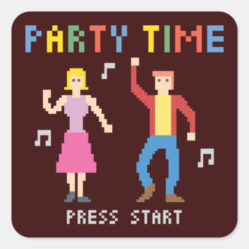 Image of Party Time Sticker