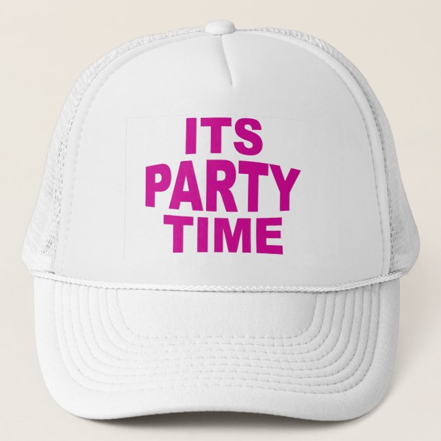Party Time Trucker Hat (Front)