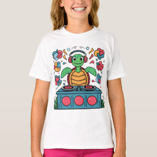 Party Turtle: DJ on the Beach T-Shirt