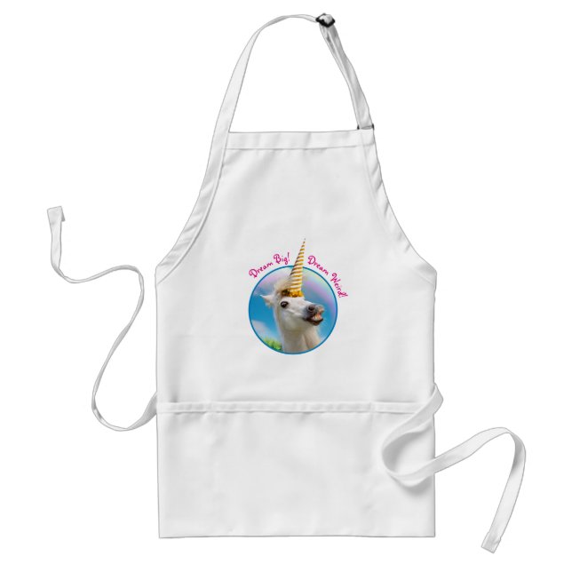 Party Unicorn Horse And Rainbow Standard Apron (Front)
