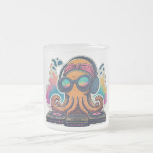 Party Vibes Frosted Glass Coffee Mug