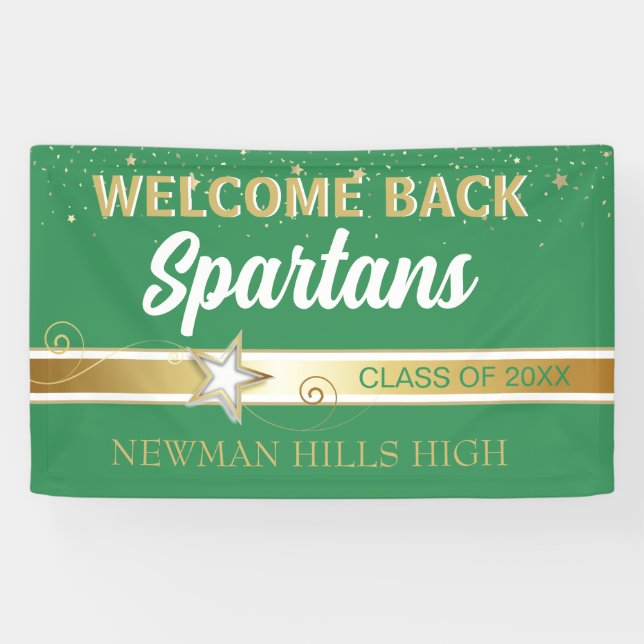 Party!! Welcome Back Class Reunion Banner (Horizontal)