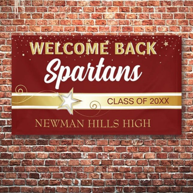 Party!! Welcome Back Class Reunion Banner (Creator Uploaded)