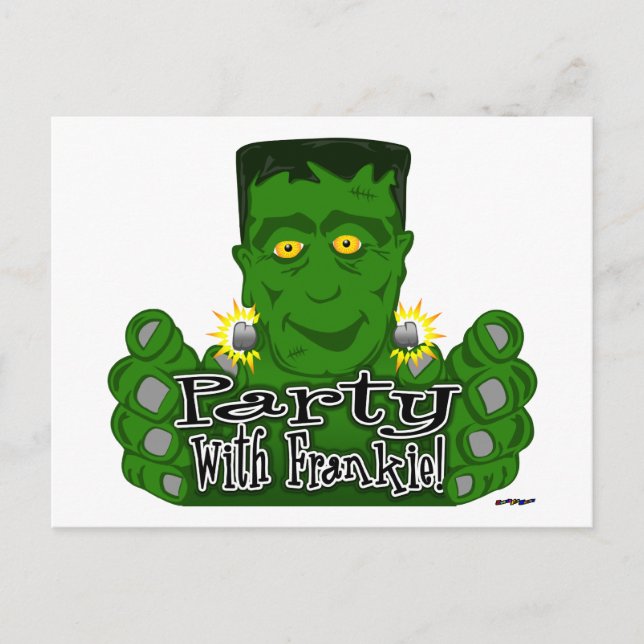 Party With Frankie! Postcard (Front)