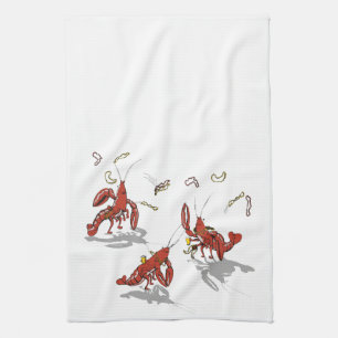 Partydads Crawfiish Tea Towel
