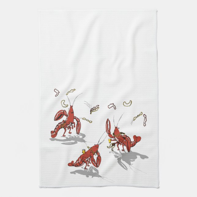 Partydads Crawfiish Tea Towel (Vertical)
