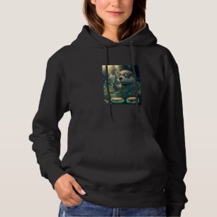 Partygoer Animal Theme Tequila Floating Otter 1 Hoodie