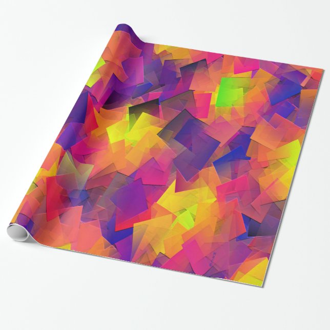 Partyin' Down!!! Wrapping Paper (Unrolled)