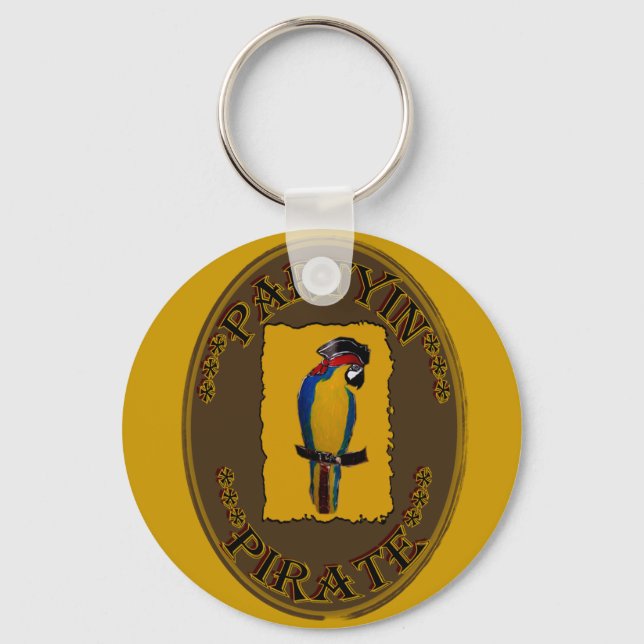 PARTYIN' PIRATE KEY RING (Front)