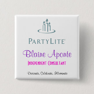 Partylite Name Badge