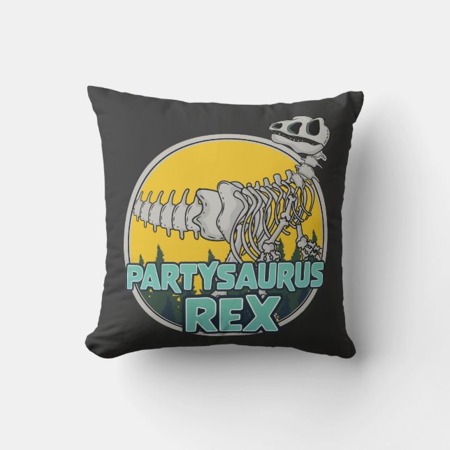 Partysaurus Rex Cushion (Front)
