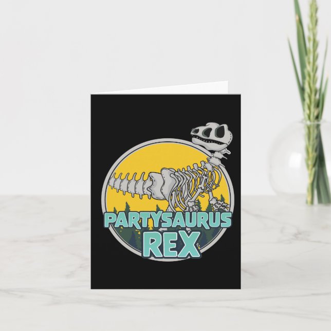 Partysaurus Rex Invitation (Front)