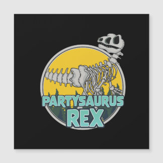 Partysaurus Rex Magnetic Invitation