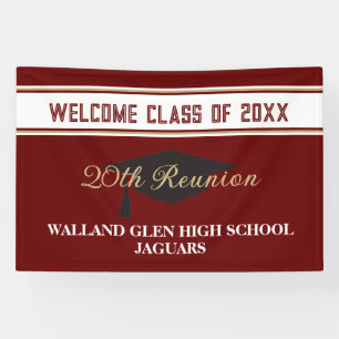 Partytime! LARGE CUSTOM Class Reunion Banner
