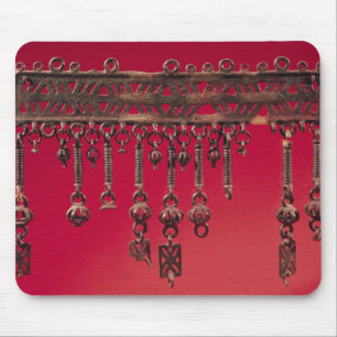 Parure with bell pendants mouse mat