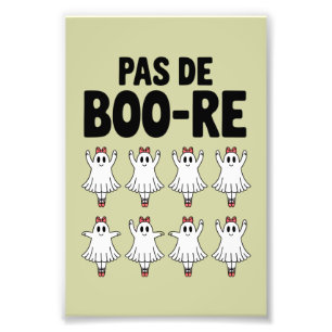 Pas de Boo-re Ballerina Ghost Halloween Spooky Photo Print