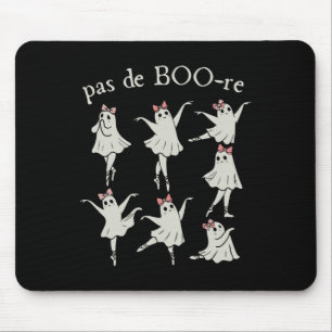 Pas De Boo-re Ballerina Ghost Halloween Spooky Sea Mouse Mat