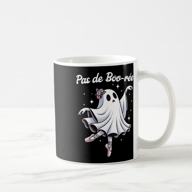 Pas De Boo-rée Ballet Dancer Ghost Dance Teacher H Coffee Mug (Right)