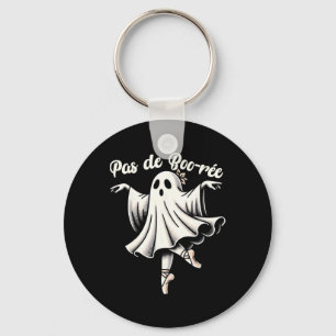 Pas De Boo-rée Ballet Dancer Ghost Dance Teacher H Key Ring