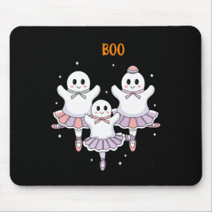 Pas De Boo-rée Ballet Dancer Spooky Ghost Hallowee Mouse Mat