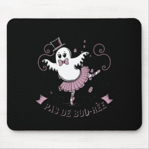 Pas De Boo-rée Ballet Dancer Spooky Ghost Hallowee Mouse Mat