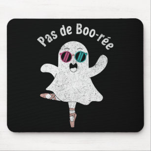 Pas De Boo-rée Cute Ballerina Ghost Funny Ballet Mouse Mat