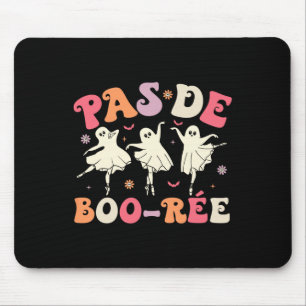 Pas De Boo-rée Cute Ballet Ghosts Dancing Teachers Mouse Mat