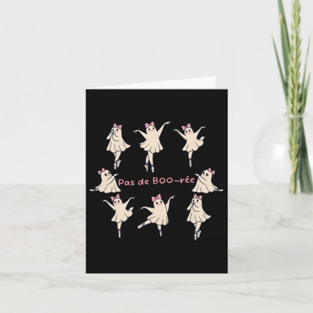 Pas De Boo-rée Design  Card (Front)